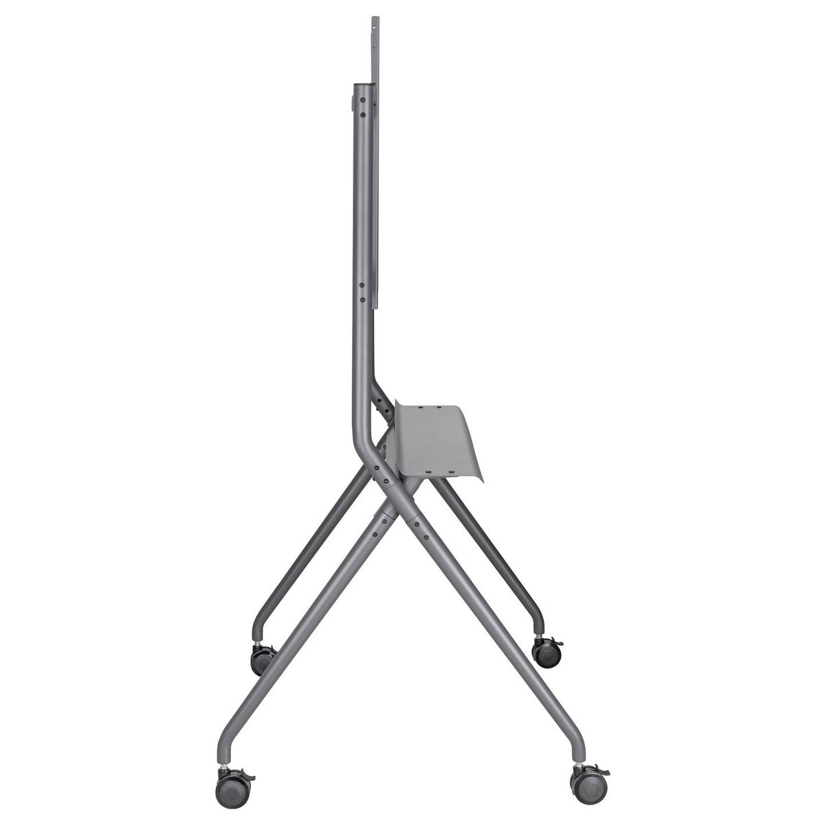 SpeaKa Professional TV Rollwagen Bodenständer TV Wagen höhenverstellbar grau - 4064161393346