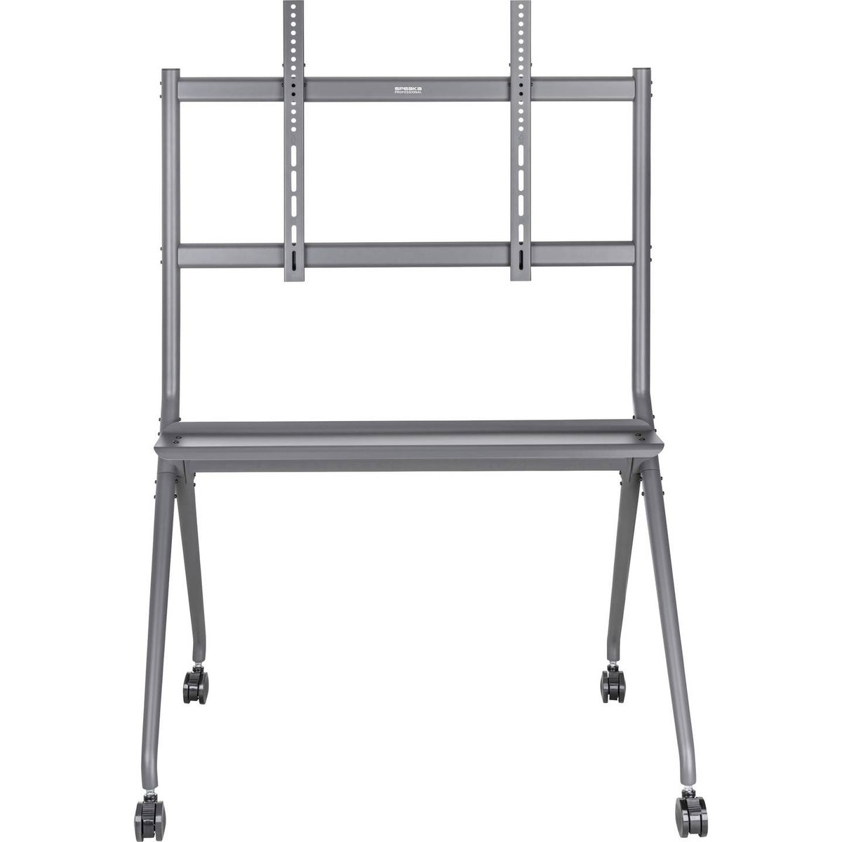 SpeaKa Professional TV Rollwagen Bodenständer TV Wagen höhenverstellbar grau - 4064161393346
