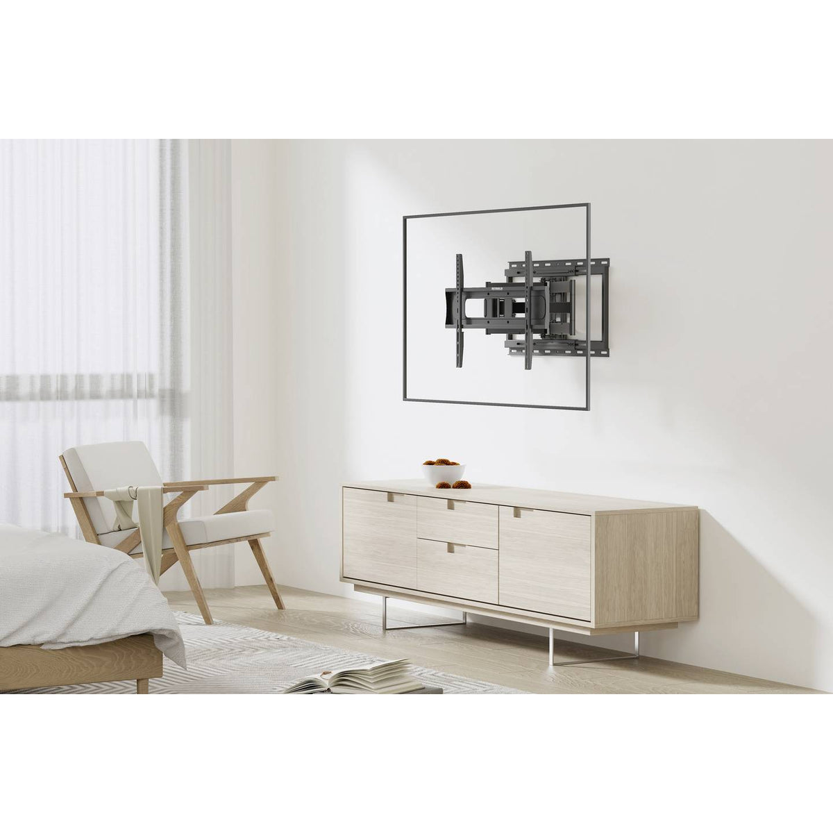 SpeaKa Professional TV Wandhalter Halterung 37"-86” Ausziehbar Schwenkbar - 4064161393391