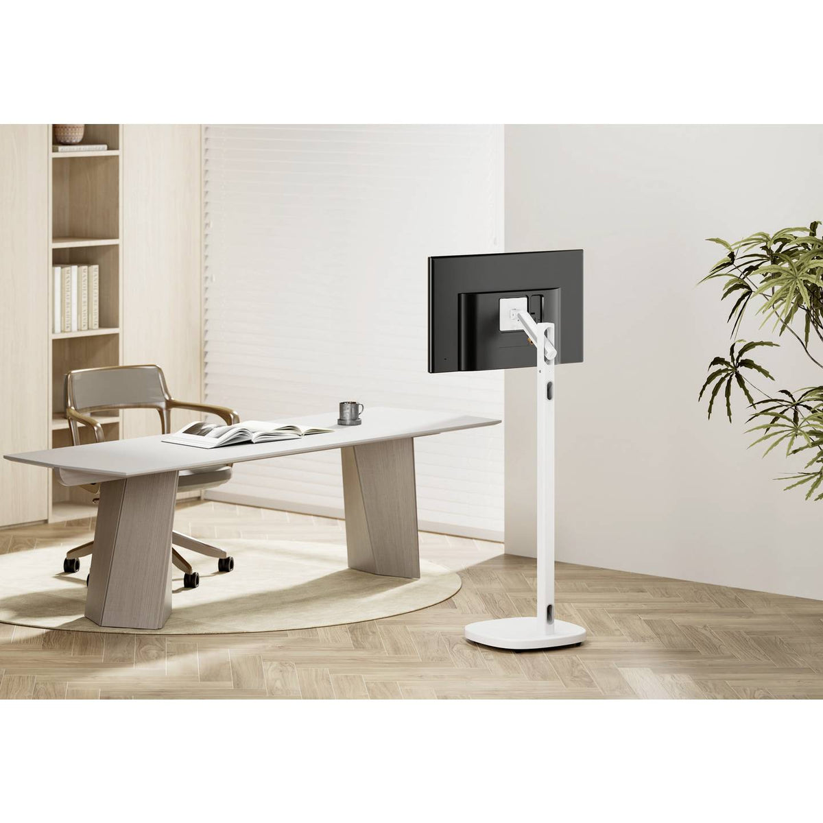 SpeaKa Professional TV-Standfuß Bodenständer TV-Halterung 88,9 cm Neigbar - 4064161393445