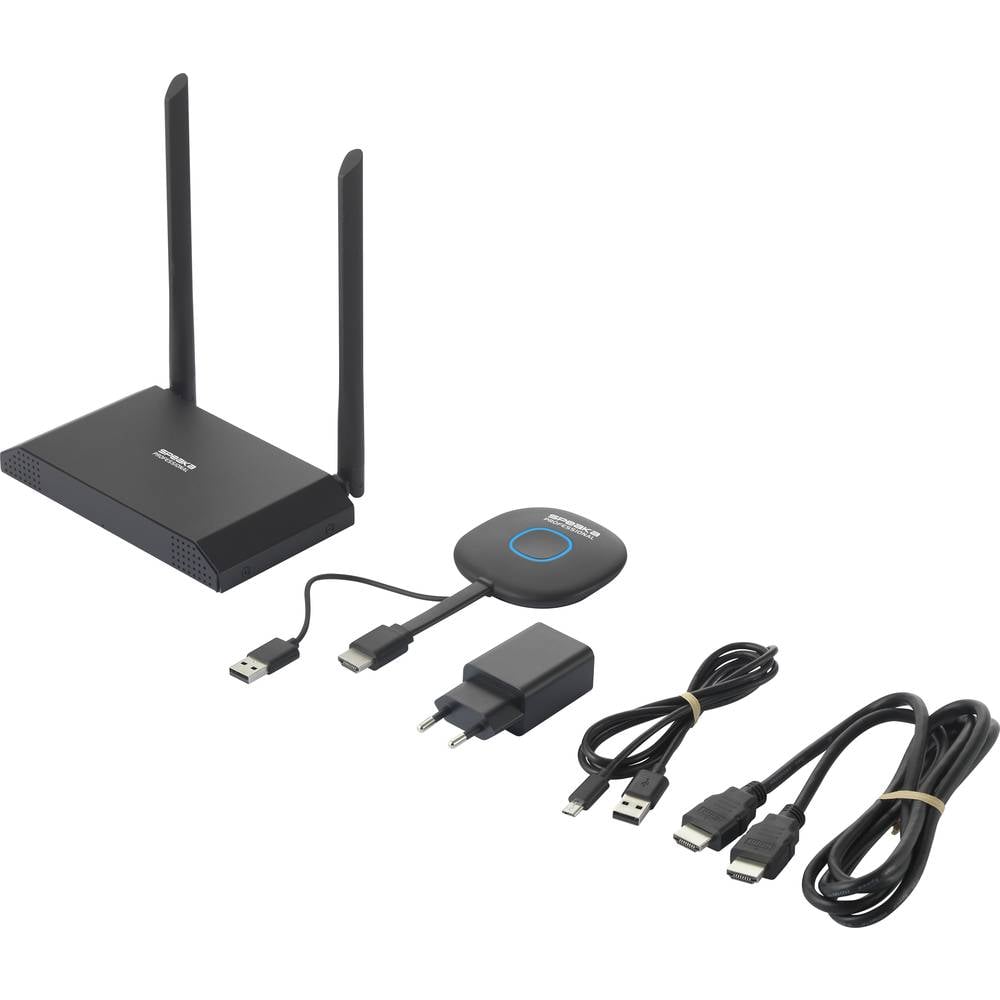 SpeaKa Professional SP-VShare Drahtloses 4K UHD 4fach Multi SIEHE TEXT/FOTO - 4064161161389