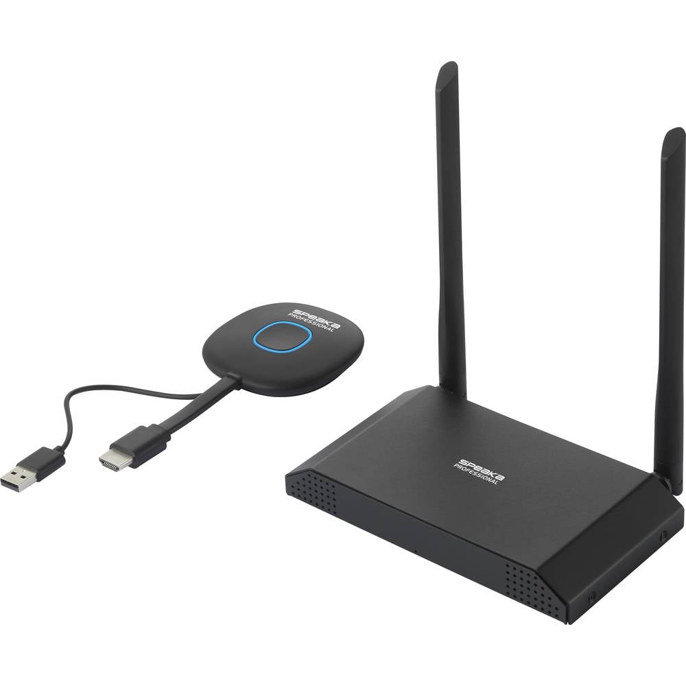 SpeaKa Professional SP-VShare Drahtloses 4K UHD 4fach Multi SIEHE TEXT/FOTO - 4064161161389