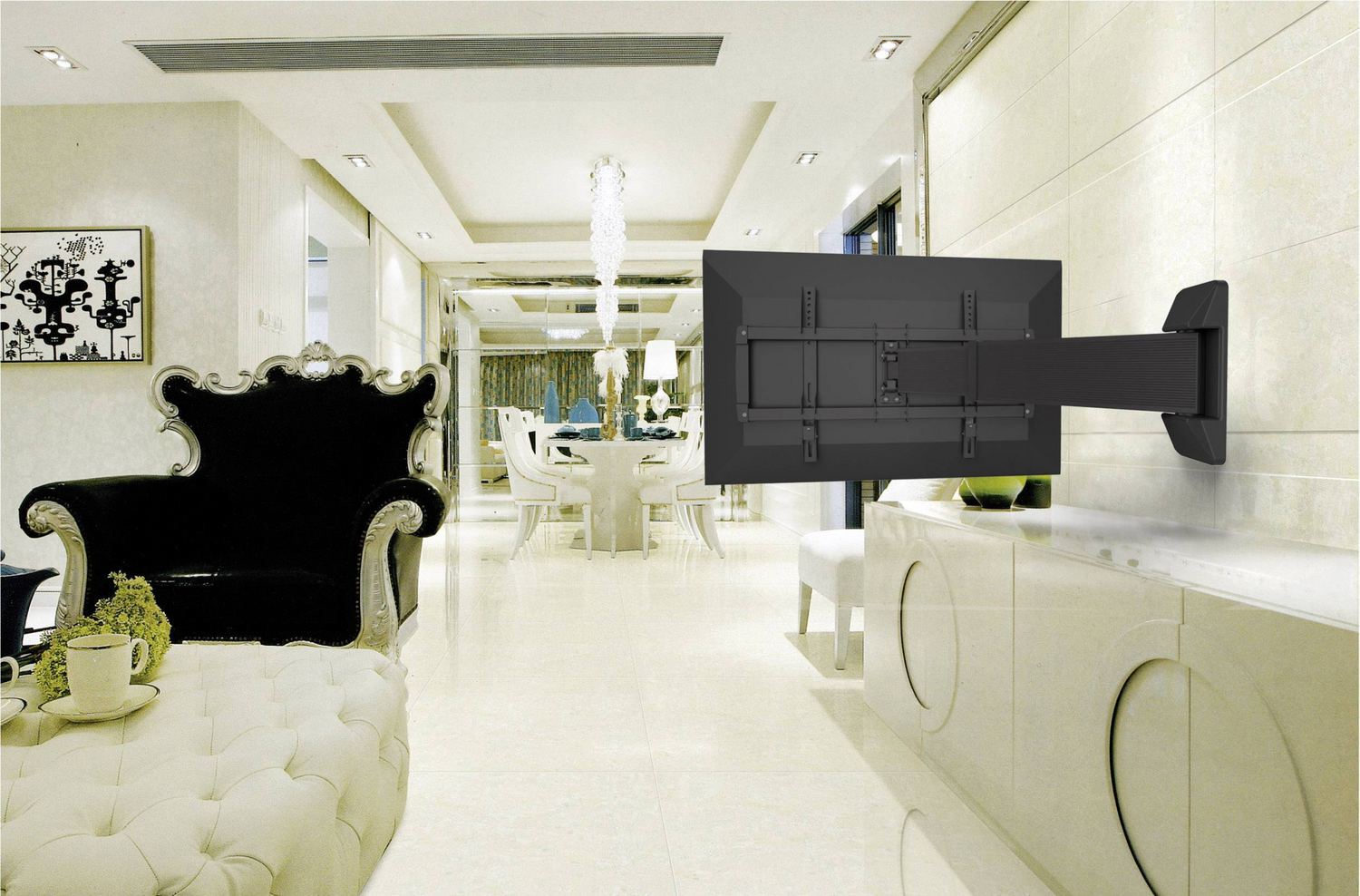 Speaka Tv Wandhalterung Halterung Fernseher Ausziehbar Schwarz 37 Bis 70 Zoll  B-Ware - 4016138927191