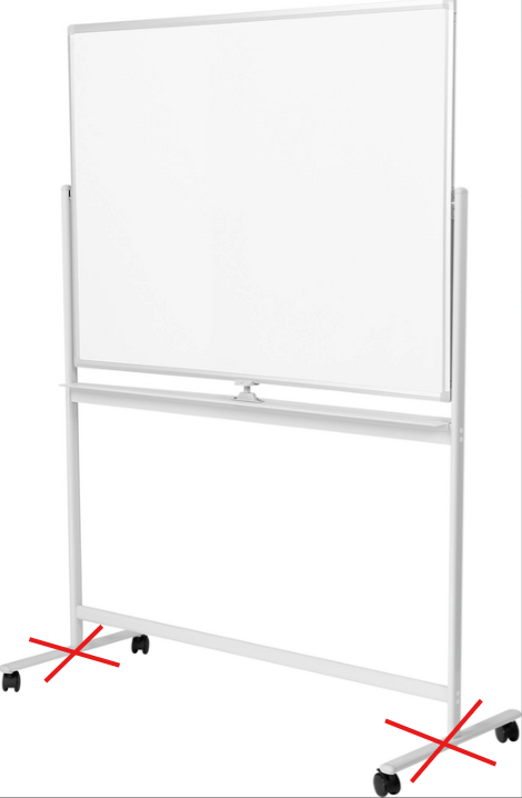 SpeaKa Professional Whiteboard SP-WB-312 1200 mm x 800 mm SIEHE TEXT/FOTO501 - 4064161041421