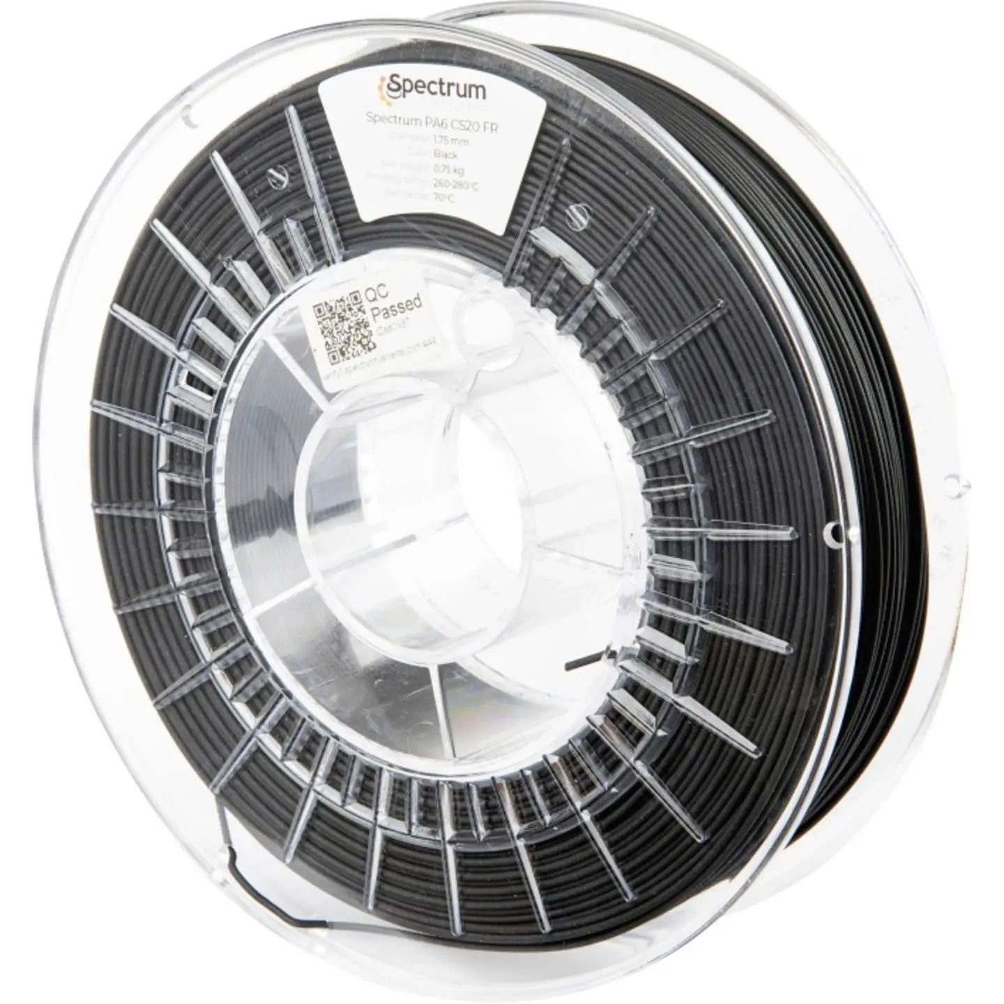 B-Ware Spectrum Filaments Druckmaterial Filament Pa6 Polyamid 1,75mm Schwarz 750 G993 - 5903175653222