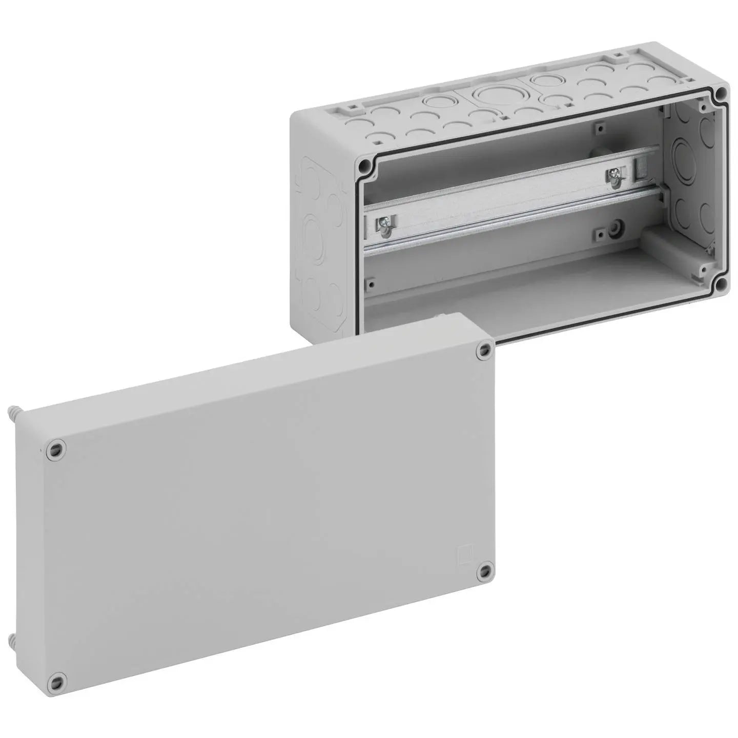 B-Ware Spelsberg Reihenklemmengehäuse Verteilerkasten Aki R 4/34 L Kunststoff Grau - 4013902885657