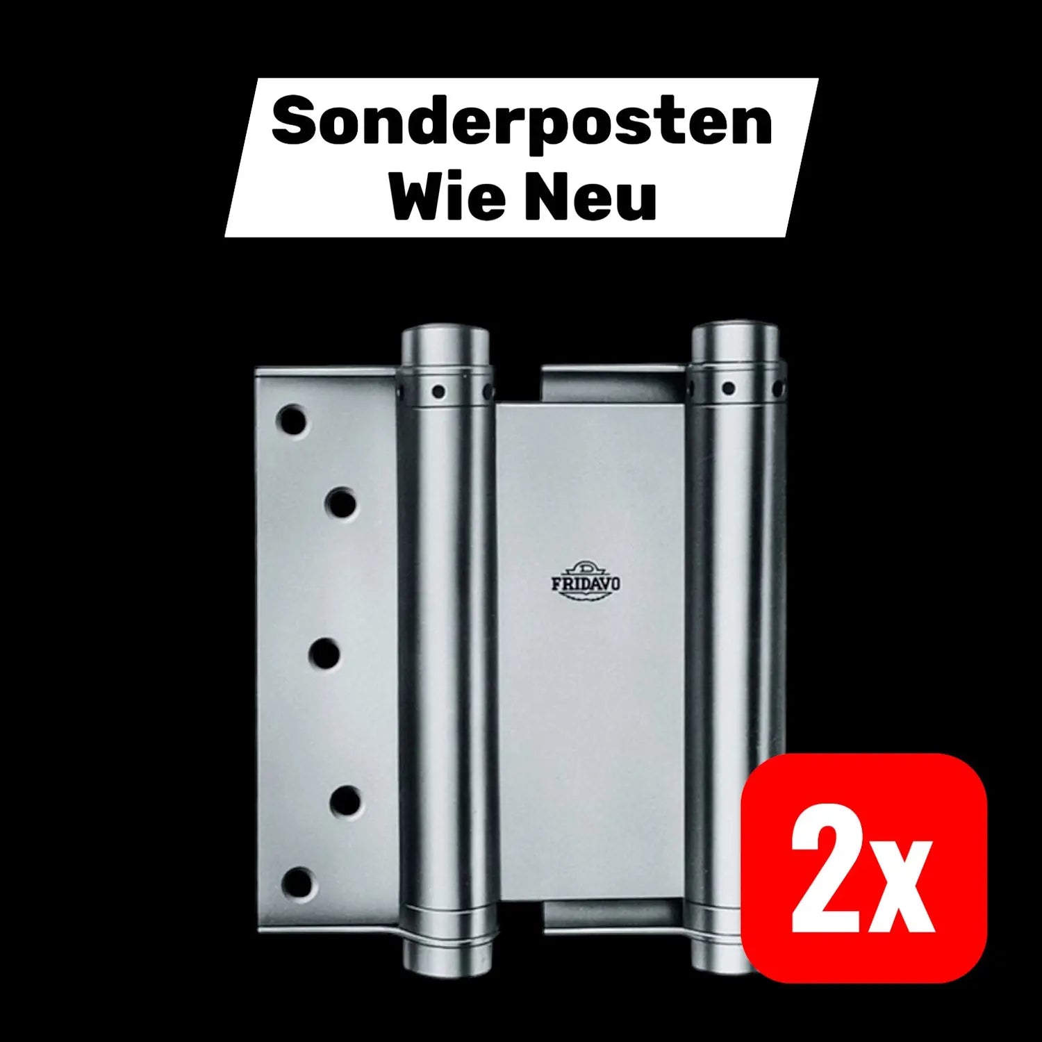 B-Ware Fridavo Spiralfeder Pendeltürband Modell M Gr.39 L.175mm Stahl Verzinkt 2 Stück - 4015912392620