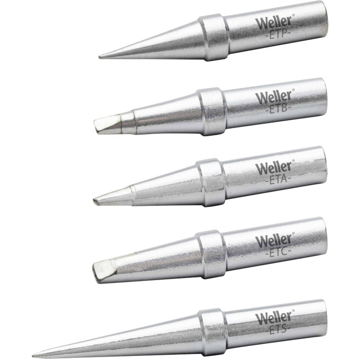 Weller Spitzenset für WEP70 LR21 Ersatzspitzen Lötspitzen Set Lötzubehör Spitze - 4003019448845