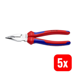 B-Ware Knipex 08 25 185 Werkstatt Kombizange Zange Handwerkzeug Spitzzange 5 Stück