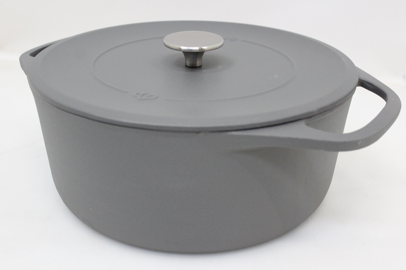 B-Ware Springlane Gusseisen Cocotte Bräter Schmortopf Brattopf Induktion 28cm 6 L Deckel - 4056499028267