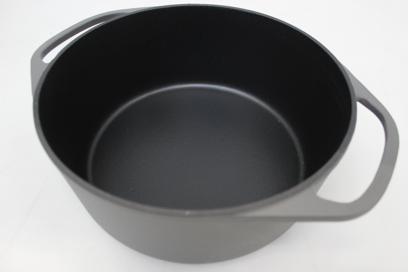 B-Ware Springlane Gusseisen Cocotte Bräter Schmortopf Brattopf Induktion 28cm 6 L Deckel - 4056499028267