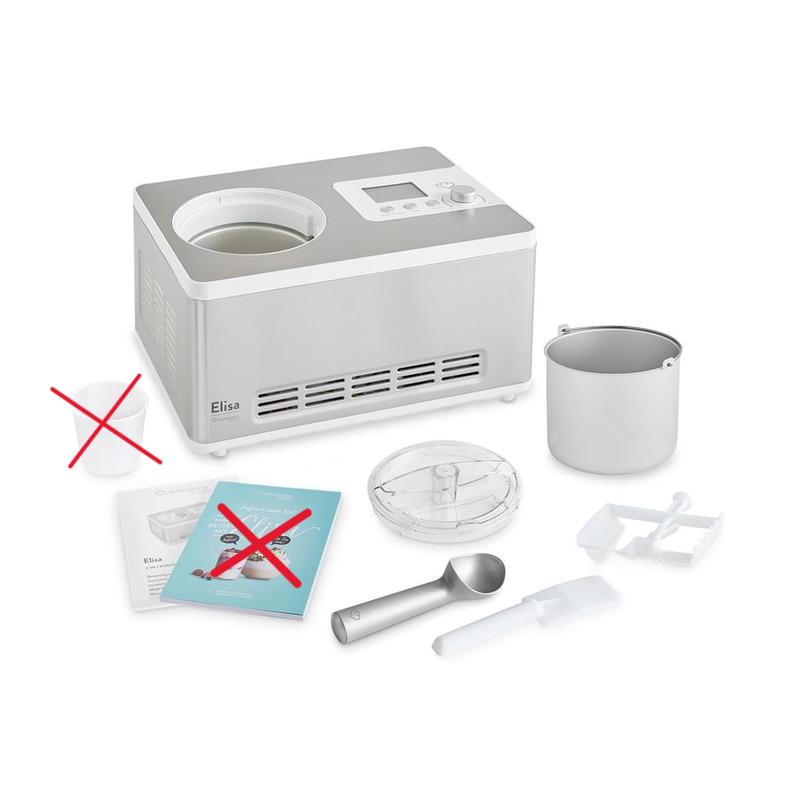 Springlane Elisa Eismaschine Joghurtbereiter Speiseeismaschine Siehe Text/Foto B-Ware - 4056499024269