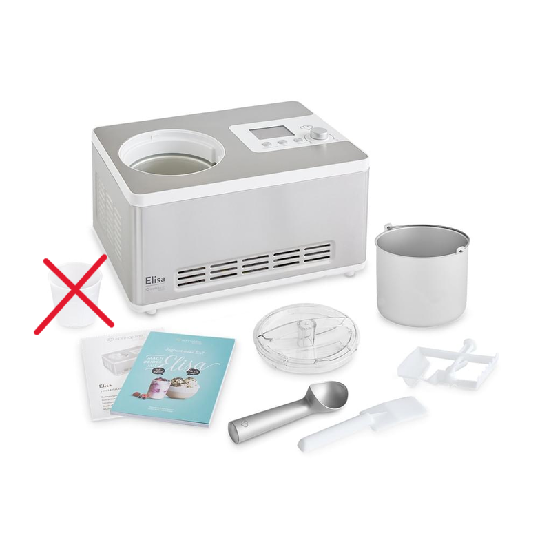 Springlane Elisa Eismaschine Joghurtbereiter Speiseeismaschine Siehe Text/Foto B-Ware - 4056499024269