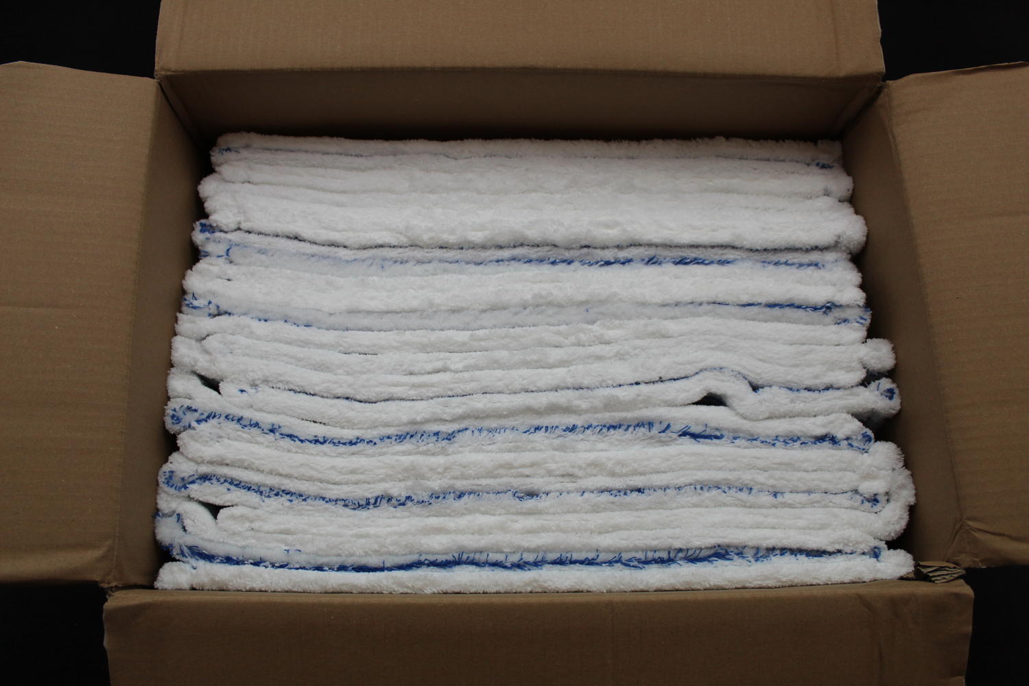 Sprintus Wischmopp Bodenreiniger Mikrofaser Weiß/Blau B500mm Für Böden 24 Stück B-Ware - 4260206870425