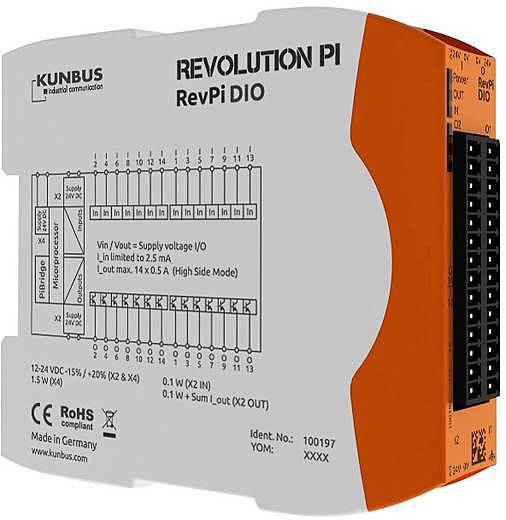 B-Ware Sps Erweiterungsmodul Kunbus Rev Pi Dio Pr100197 24 V - 4260498390014