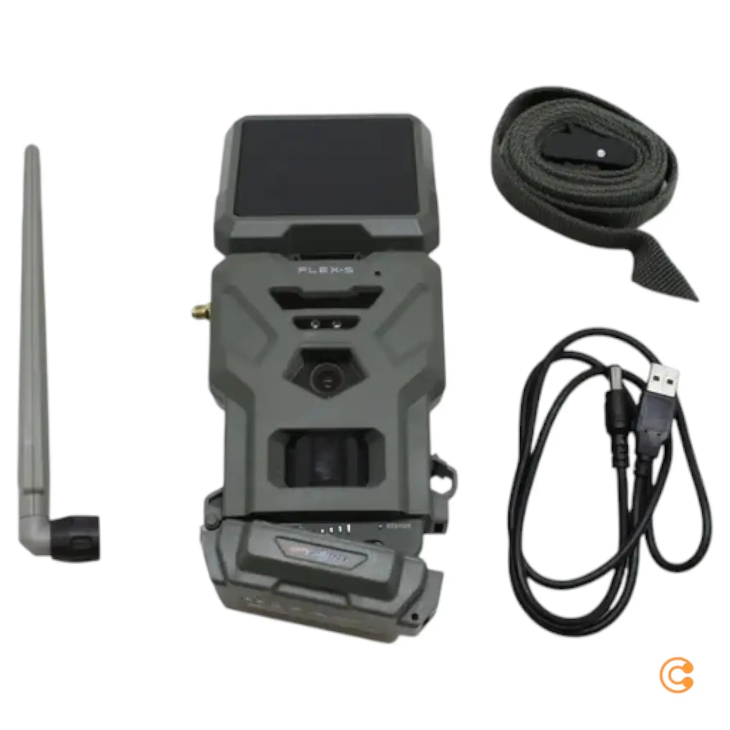 C-Ware Spypoint Wildkamera Kamera Flex S Grün Grau Gps Flex Solarpanel Siehe Text/Foto - 887157022136