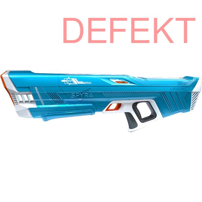 D-Ware Spyra Three Wasserpistole Spielzeug Blaster Wassergewehr Outdoor Blau Defektw333 - 4260747380377