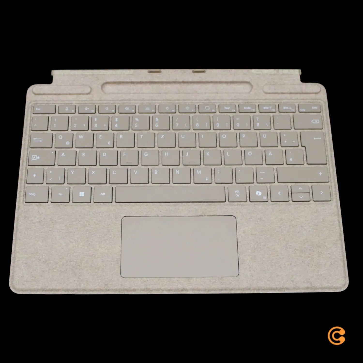 B-Ware Microsoft Tablet Tastatur Keyboard Abdeckung Surface Pro Stiftaufbewahrung Beige - 196388338573