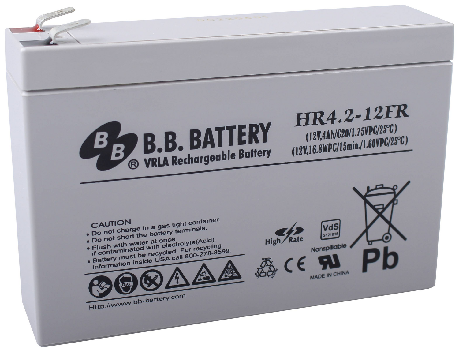 B-Ware Ssb Electronic Sbl4.5 12 Lv0 149456 Bleiakku Blei Akku 12 V 4.5 Ah Blei Vlies Agm - 4042883802438