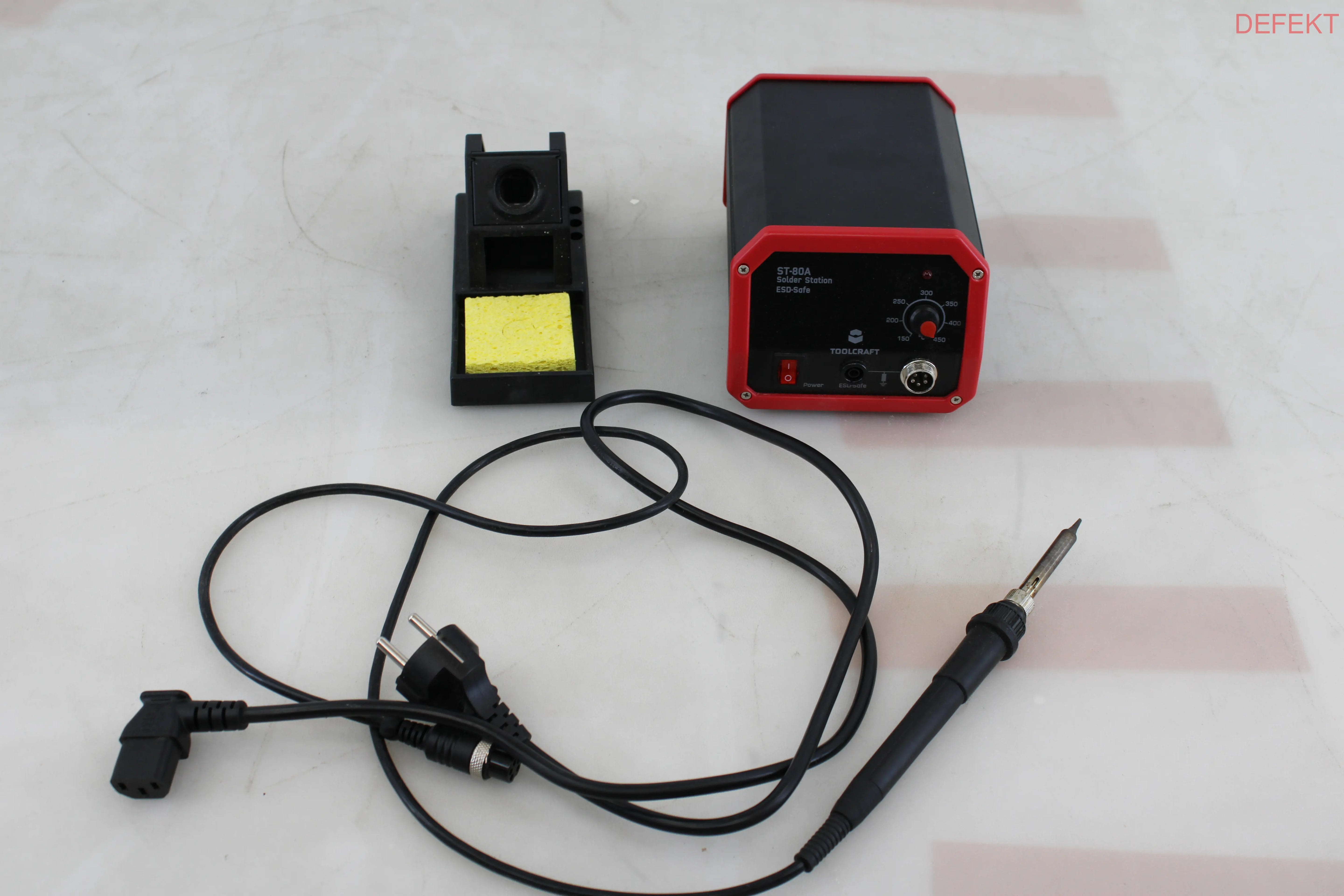 D-Ware Toolcraft St 80 A Lötstation Set Analog 80 W 150 Bis 450 °C Lötspitze Defektware - 4016139199054