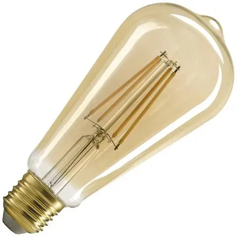 B-Ware Marke St64 E27 Led Leuchtmittel Lampe Glühbirne Gold 7,5 W Siehe Text - 4024163253895