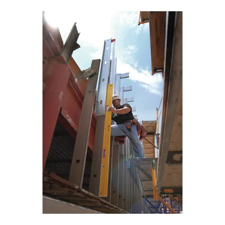 B-Ware Stabila Wasserwaage Libelle Teleskopsystem Magnet Messwerkzeug Gelb Aluminium - 4005069177102