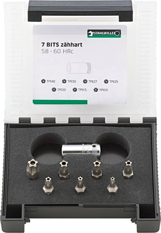 Stahlwille 1204/8 N 5 Stern Bits Set 96081113 Bit Set Werkzeug Schraubendreher    B-Ware - 4018754261956