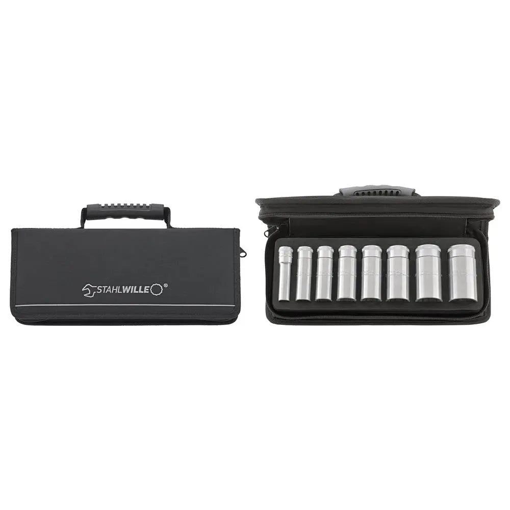 B-Ware Stahlwille Steckschlüsselsatz Ratschenkasten 51/8 N 1/2" 8 Teilig Softcase  - 4018754261949