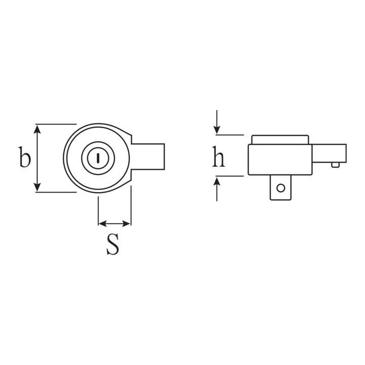 Stahlwille Feinzahn Einsteckknarre Ratsche 3/4 Vierkant 14x18mm Umschaltbar B-Ware - 4018754034543