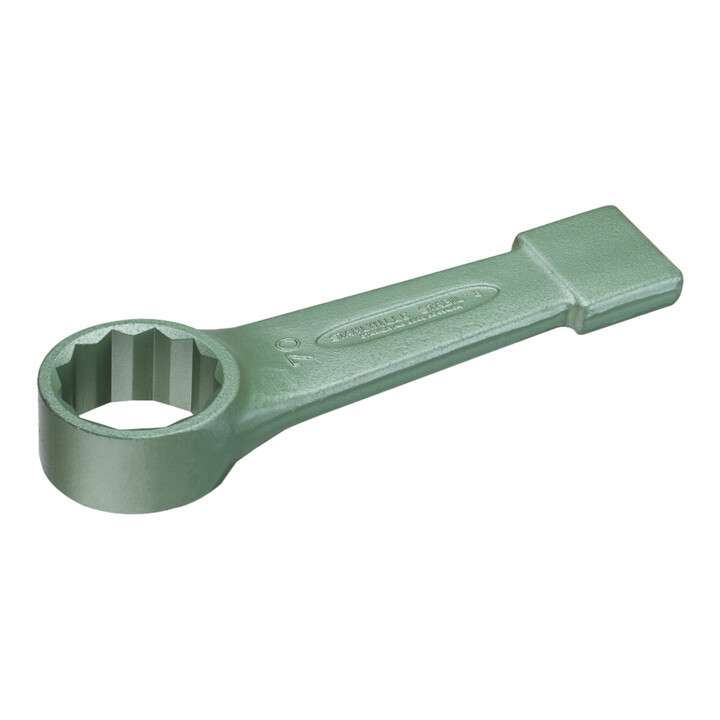 Stahlwille Schlag Ringschlüssel Maulschlüssel Sw.75mm Grün Lackiert Chromstahl B-Ware - 4018754023271