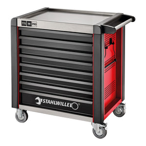 B-Ware Stahlwille Werkstattwagen Rollwagen 98/8 PRO 8 Schubladen 651x1001x1020mm rot