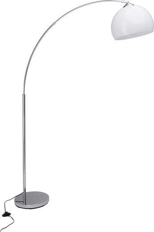 B-Ware Brilliant Vessa 92940/75 Stehlampe Halogen E27 60 W Fußschalter Chrom Weiß - 4004353177163