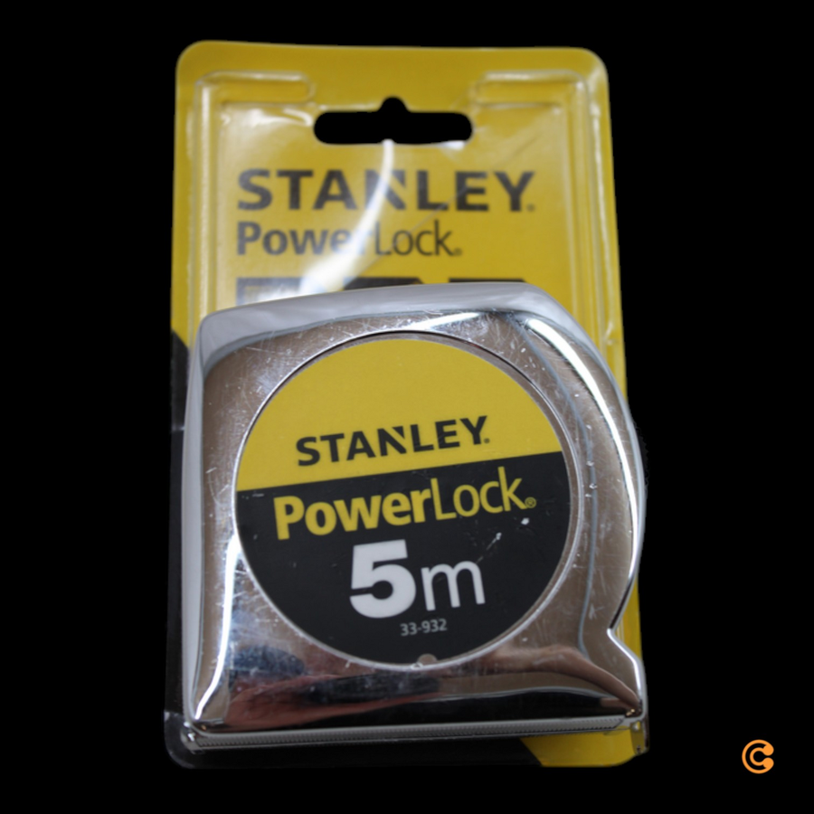 Stanley 0 33 932 Maßband Bandmass Powerlock Kunststoff 5m 19mm B-Ware - 3253560339326