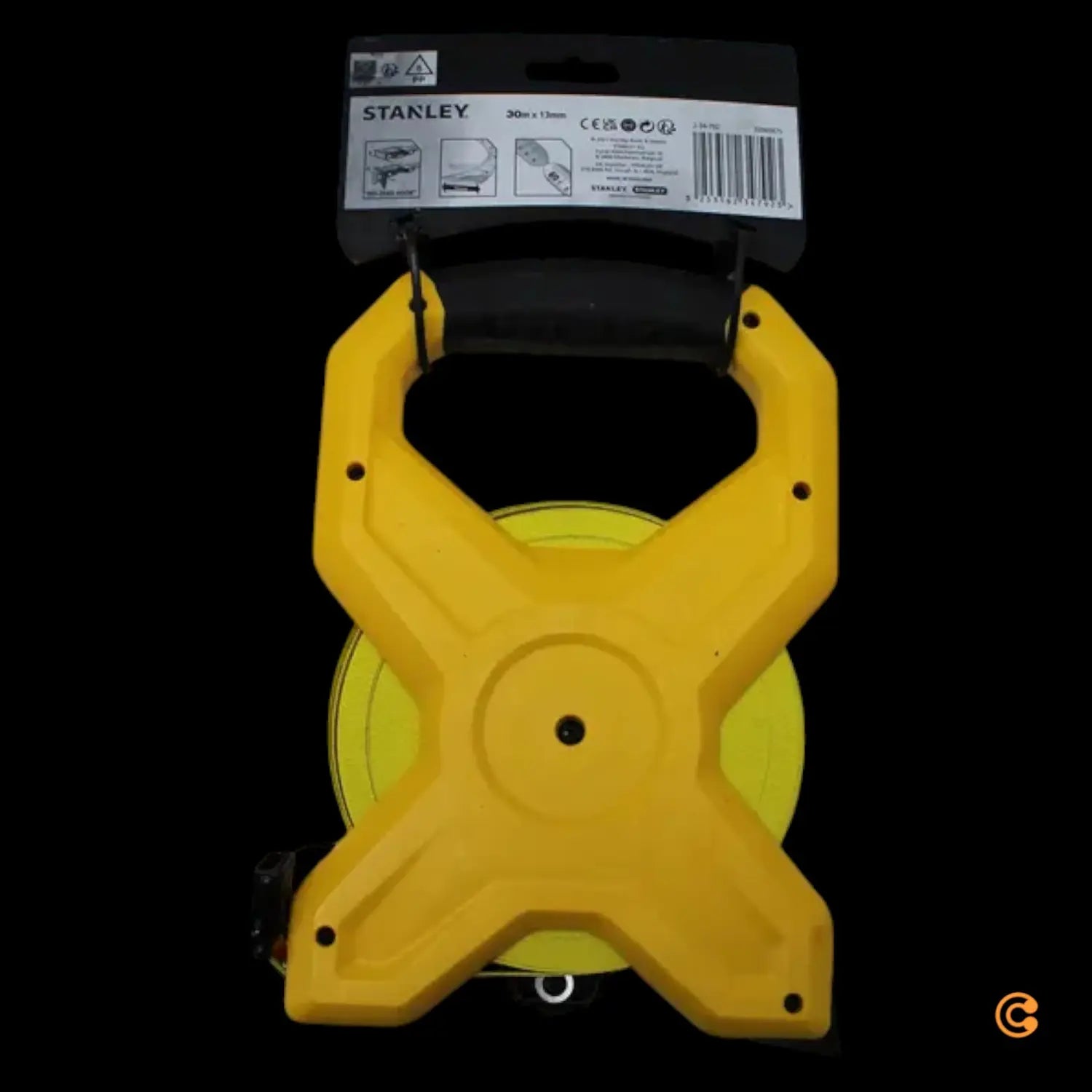 B-Ware Stanley Bandmaß Maßband Fiberglas 30m 12 7mm Gehäuse Abs Handgriff 2 Stück - 3253562347923