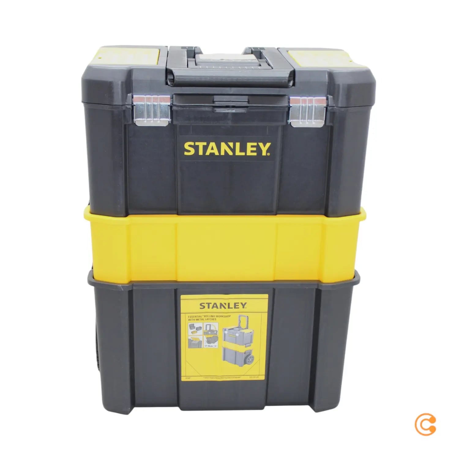 B-Ware Stanley Black & Decker Werkzeugkasten Werkzeug Kasten Unbestückt Schwarz - 3253561801518