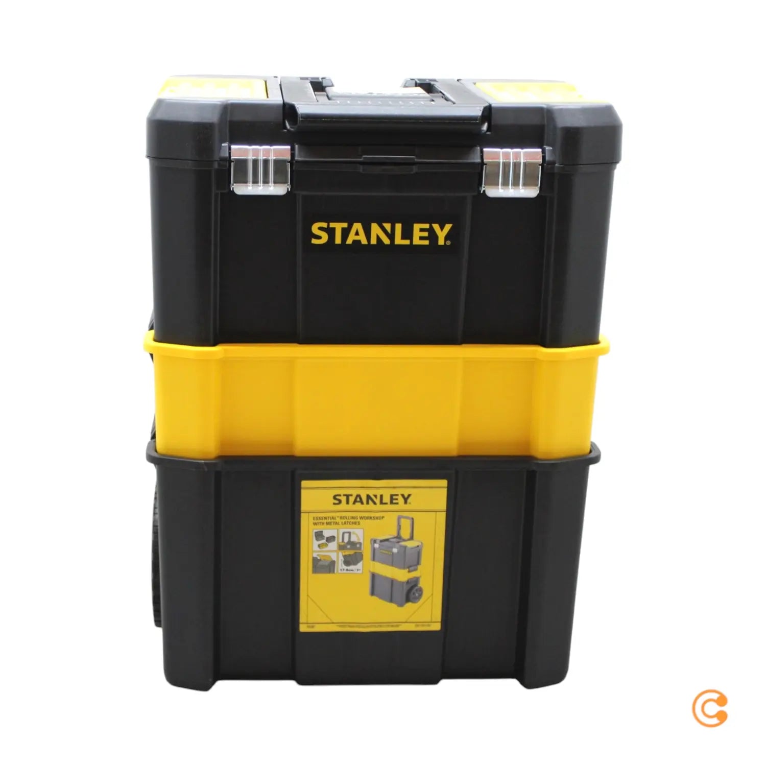 B-Ware Stanley Black & Decker Werkzeugkasten Werkzeug Kasten Unbestückt Schwarz - 3253561801518
