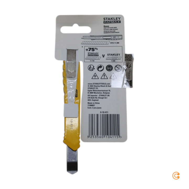 Stanley Cutter Messer Fatmax 9 Mm Aluminium Korpus Rutschfester 4 Stück B-Ware - 3253560104115