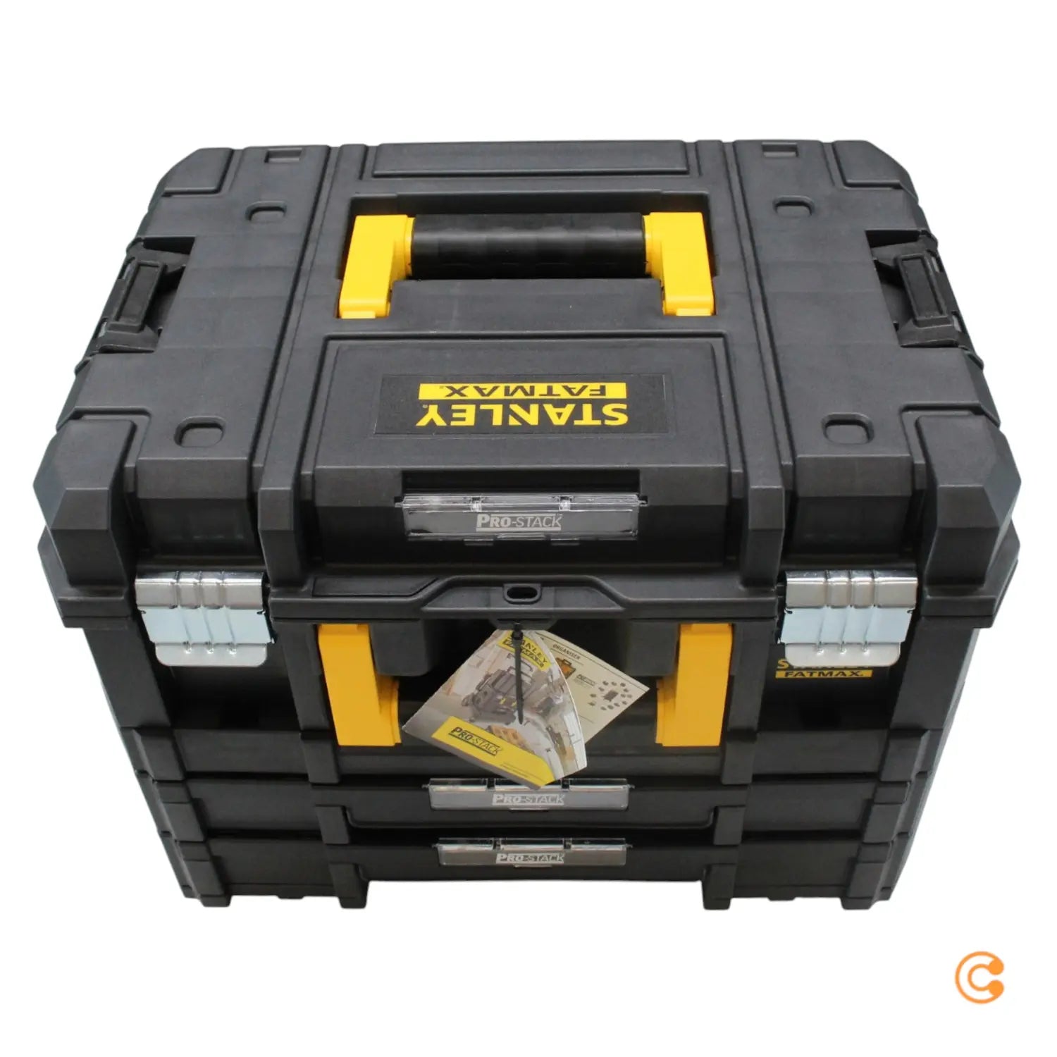 B-Ware Stanley Werkzeugkoffer Fat Max Systembox Koffer Schwarz Aufbewahrung Transport - 3253561719813