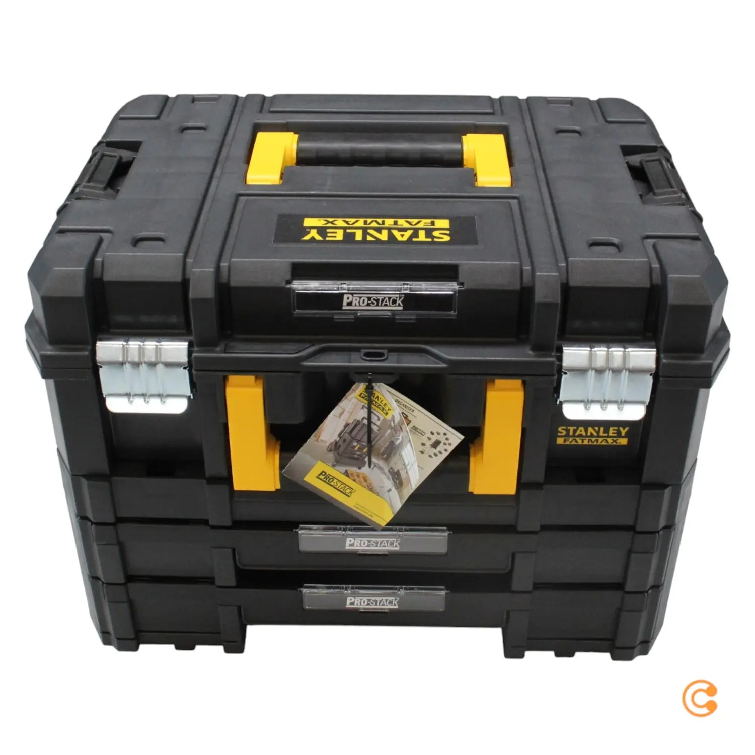 B-Ware Stanley Werkzeugkoffer Fat Max Systembox Koffer Schwarz Aufbewahrung Transport - 3253561719813