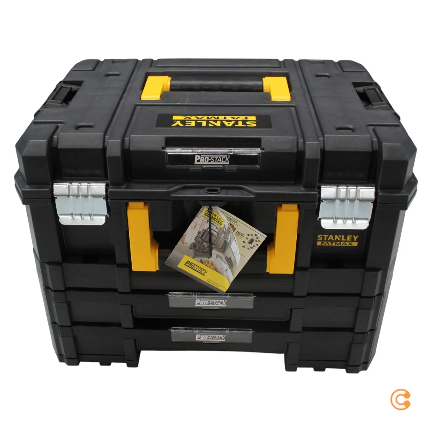 B-Ware Stanley Werkzeugkoffer Fat Max Systembox Koffer Schwarz Aufbewahrung Transport - 3253561719813