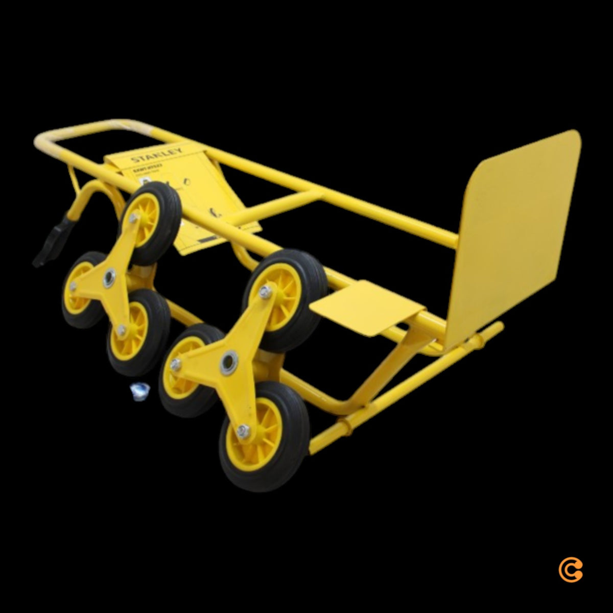 Stanley Sackkarre Stahl Treppenkarre 200kg Handwagen Transportwagen gelb - 8717496635235