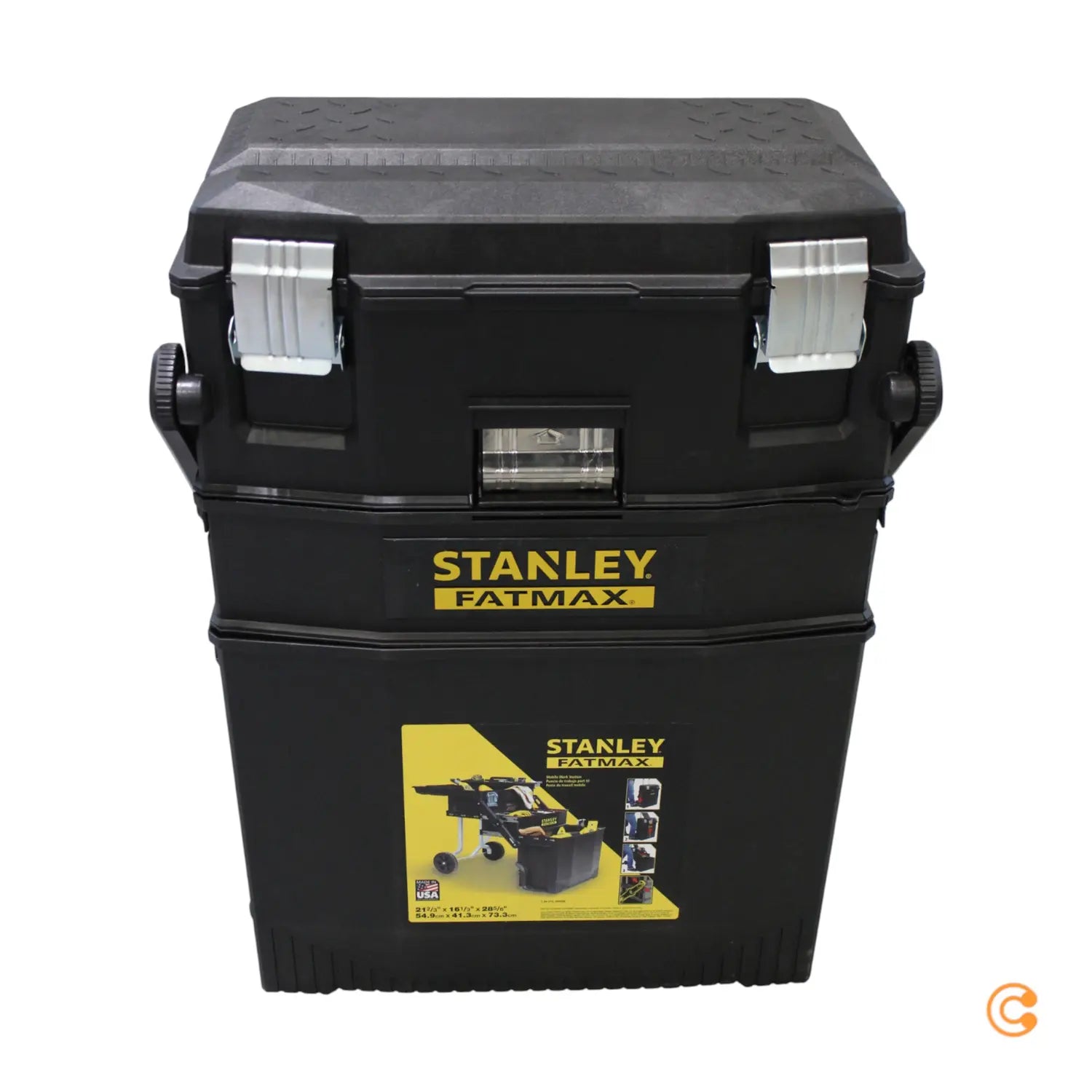 B-Ware Stanley Trolley Koffer Rollende Werkstatt Fat Max Cantilever Schwarz Unbestückt - 3253561942105