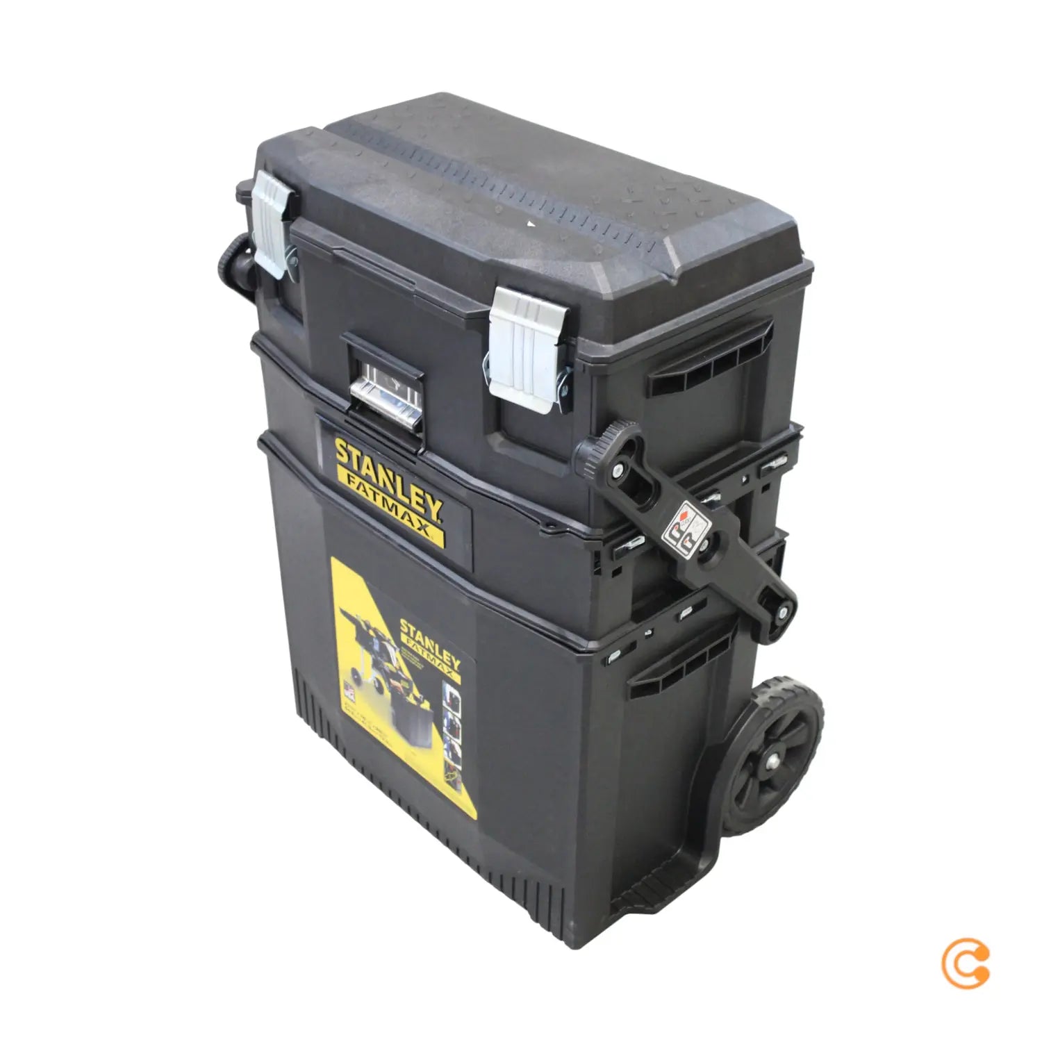 B-Ware Stanley Trolley Koffer Rollende Werkstatt Fat Max Cantilever Schwarz Unbestückt - 3253561942105
