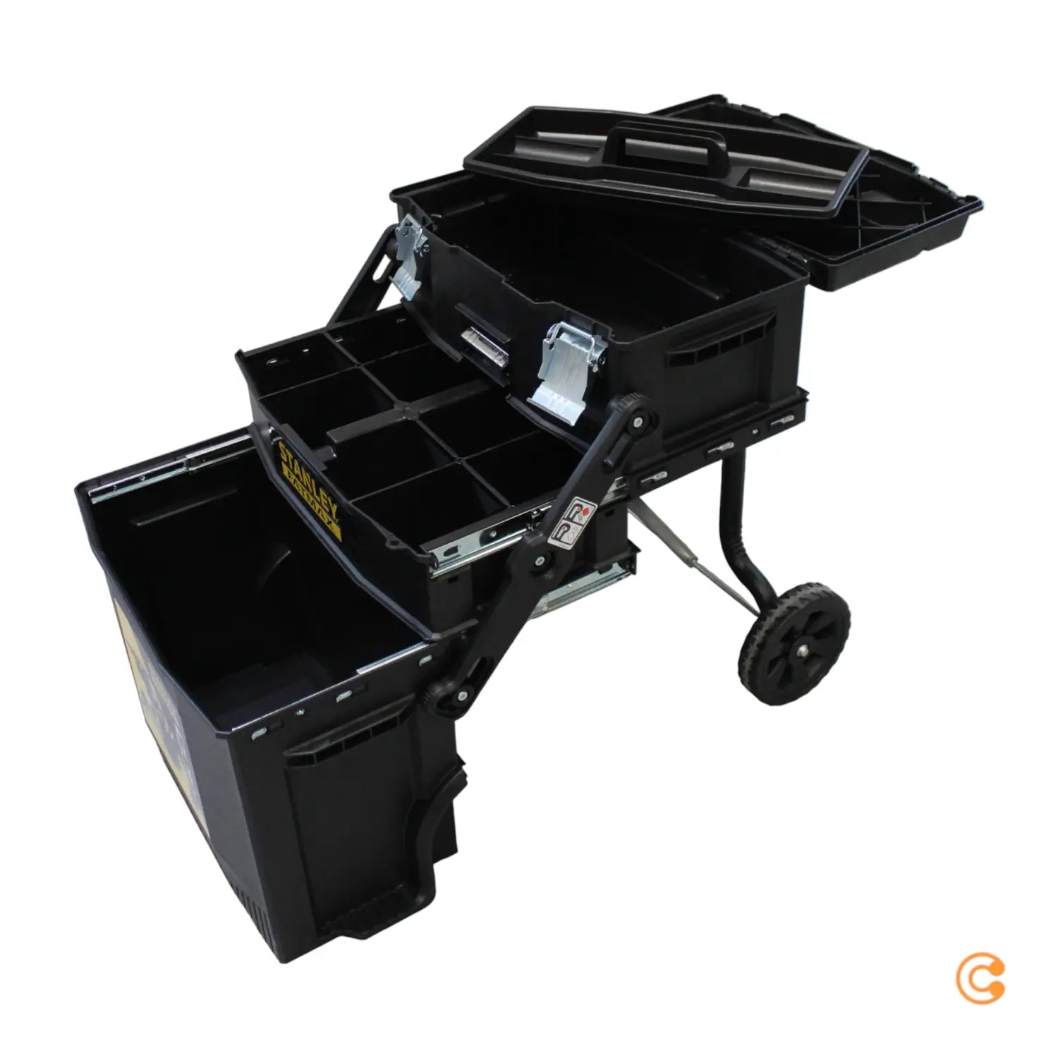 B-Ware Stanley Trolley Koffer Rollende Werkstatt Fat Max Cantilever Schwarz Unbestückt - 3253561942105