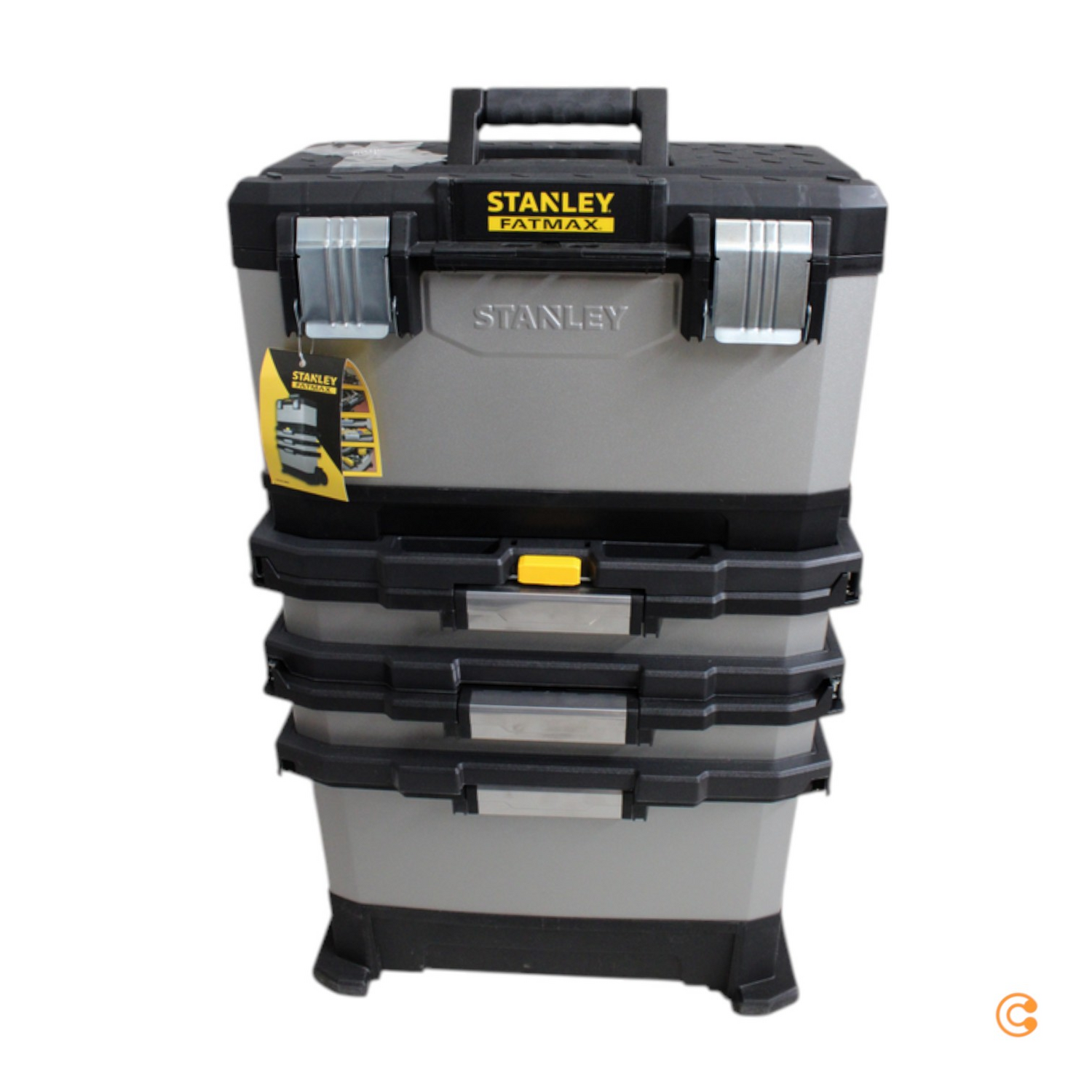 B-Ware Stanley 1 95 622 Fat Max Werkzeugbox Werkzeugwagen Kugelgelagerten Schiene - 3253561956225