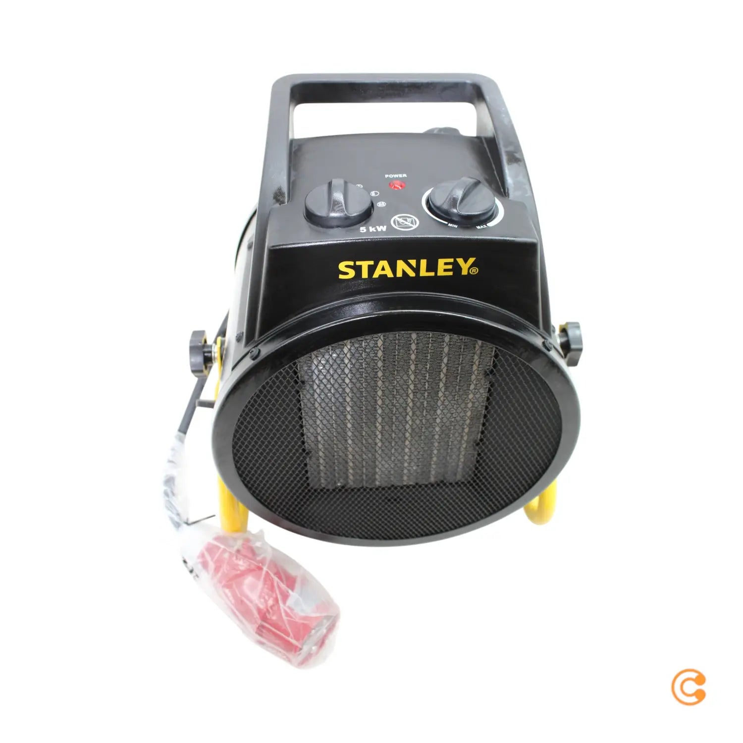 B-Ware Stanley Heizgerät Heizlüfter Heizlösung Werkstatt Garage Schwarz Gelb 30 M² - 6921183005795