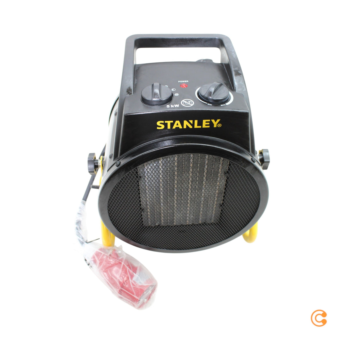 STANLEY Heizgerät Heizlüfter Heizlösung Werkstatt Garage Schwarz Gelb 30 m² - 6921183005795