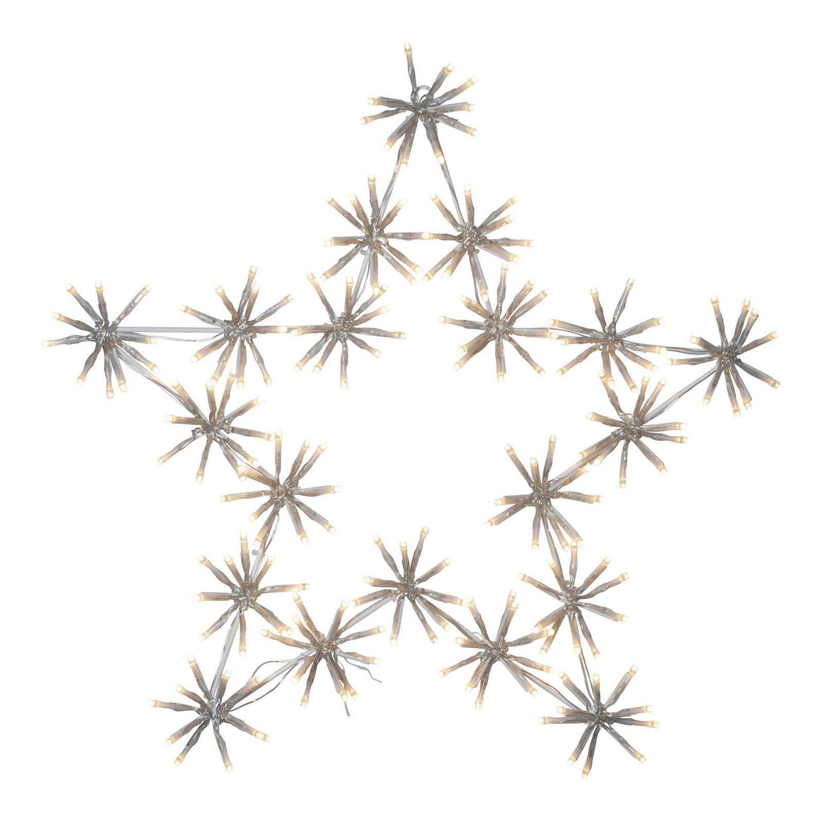 STAR TRADING LED Dekoleuchte Lichterkette Flower Star Kunststoff außen - 7391482051578