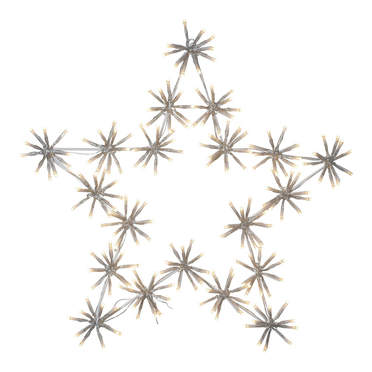 STAR TRADING LED Dekoleuchte Lichterkette Flower Star Kunststoff außen - 7391482051578