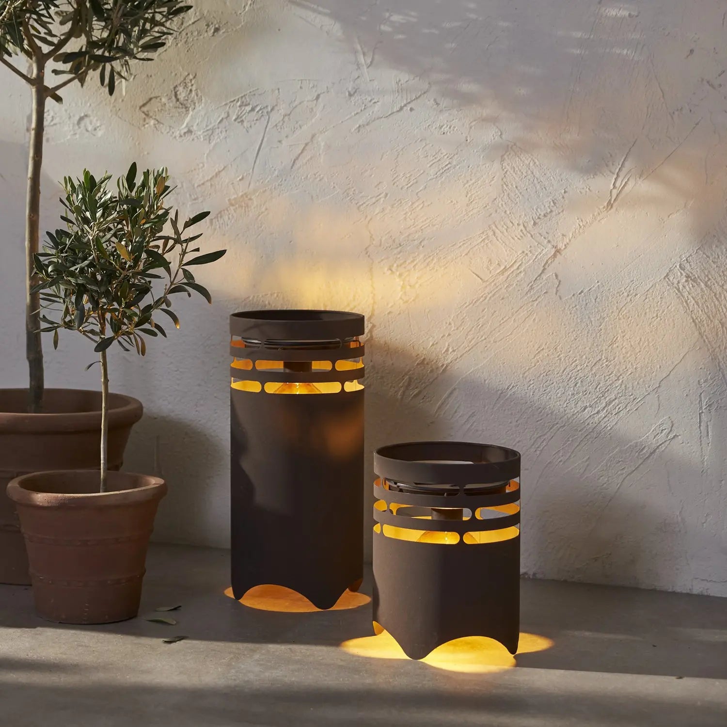 B-Ware Star Trading Led Solarleuchte Gartenleuchte Marron Braun Metall Usb C Akku Led - 7391482071699
